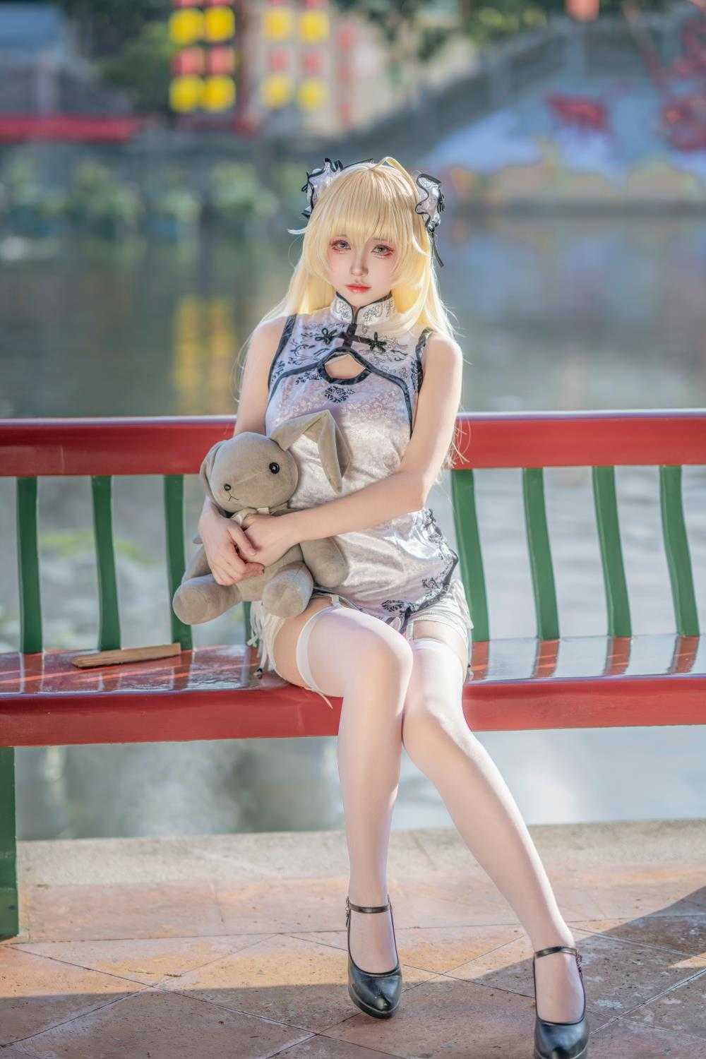 大大卷卷小卷 缘之空 穹妹白丝旗袍[22P/110M](1