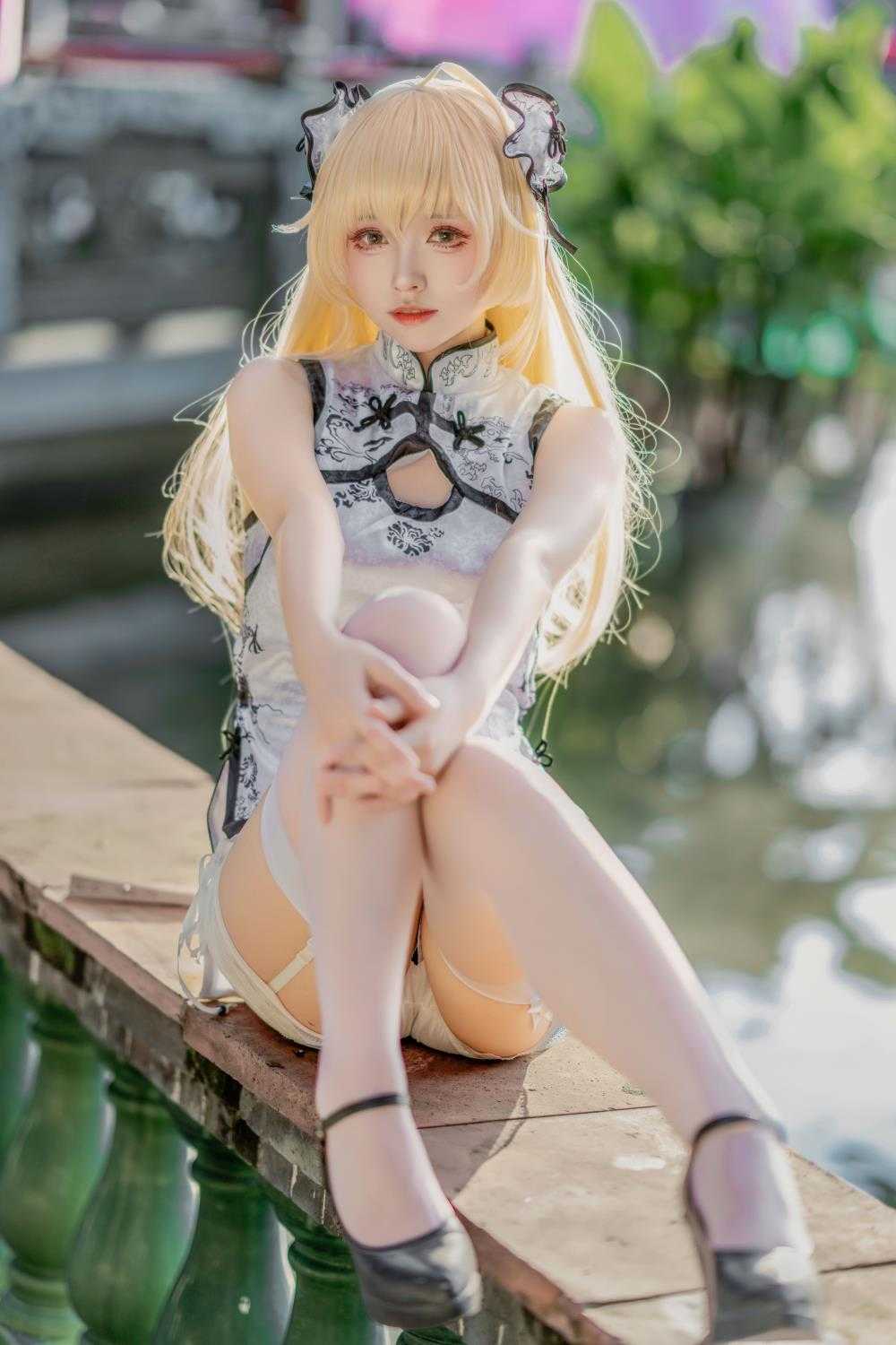 大大卷卷小卷 缘之空 穹妹白丝旗袍[22P/110M]（4）